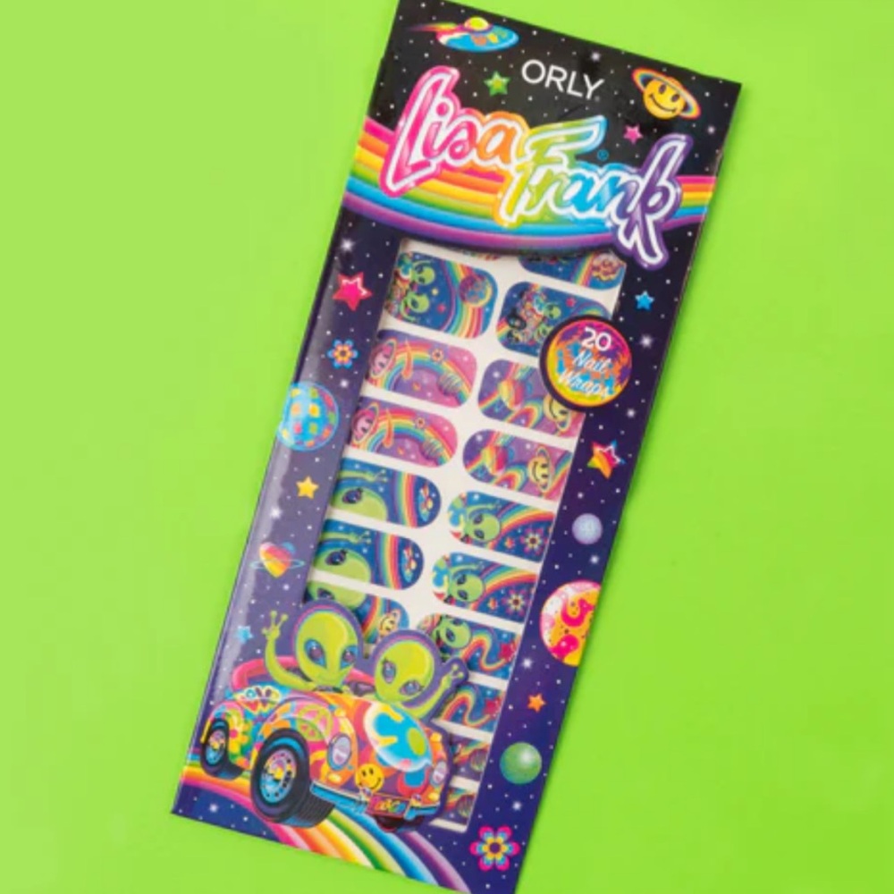 NWT ORLY® x Lisa Frank® Zoomer & Zorbit™ Nail Wraps 👽👽